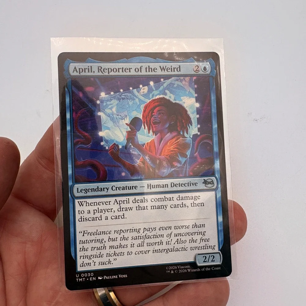 MTG Secret Lair TMNT April Reporter of the Weird & Splinter Hamato Yoshi